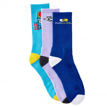 RC retro crew sock 3 pk